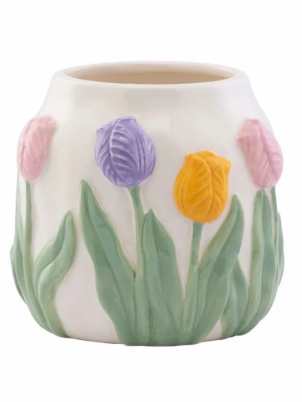 Pastel Ceramic Tulip Planter- Small